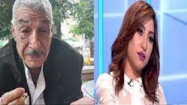  الفنانة بوسي والدها