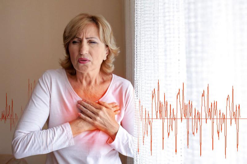 إصابة المرأة بأمراض القلب 