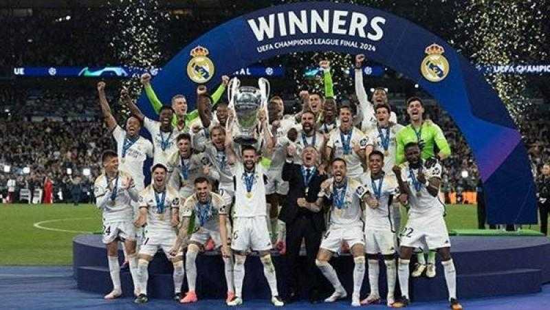 حفل البالون دور.. ريال مدريد يتوج بجائزة أفضل فريق كرة قدم فى العالم 2024